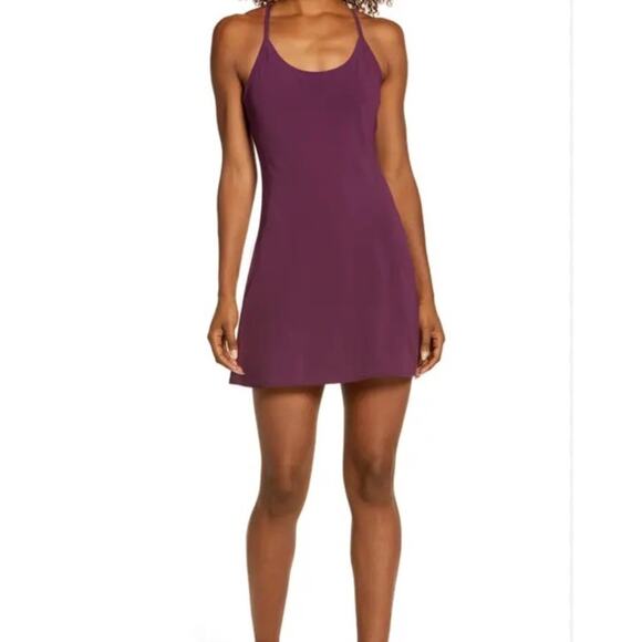 Outdoor Voices Dresses & Skirts - OUTDOOR VOICES Exercise Dress Purple Size Small Athleisure Razor Back Workout